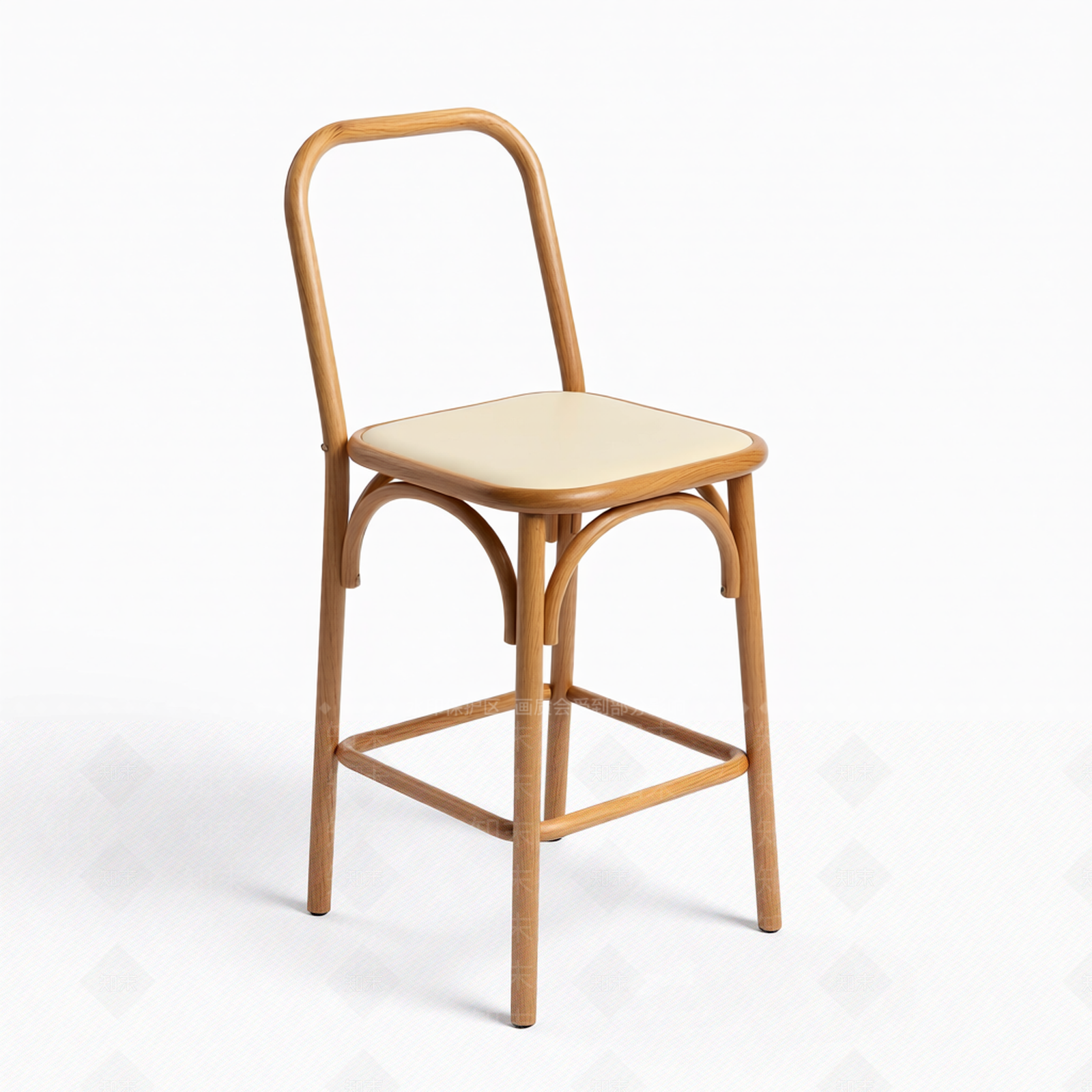 简约金属框架椅子3D模型下载【ID:1206188527】