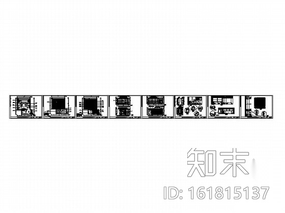 [北京]国际高档KTV包厢室内设计施工图cad施工图下载【ID:161815137】