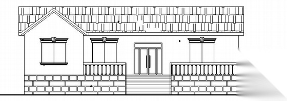 某单层平房建筑施工图cad施工图下载【ID:165152172】