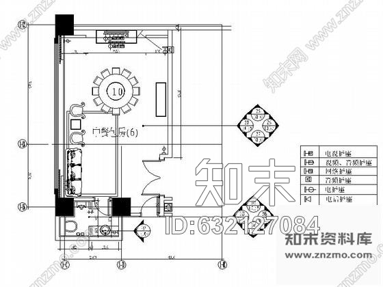 施工图风味中餐厅包间Ⅲ室内装修图施工图下载【ID:632127084】