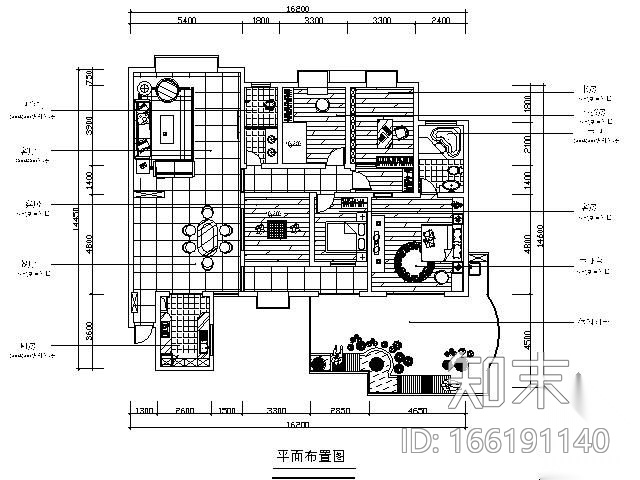 [学生作业]175平家居设计方案图cad施工图下载【ID:166191140】