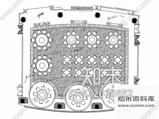 施工图成都五星级豪华酒店中餐大厅及走廊装修施工图施工图下载【ID:532038652】