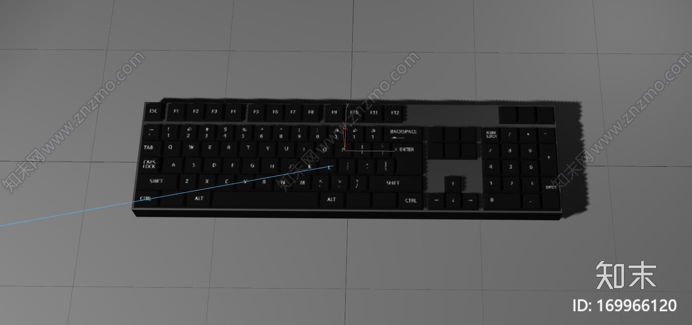 键盘电子设备CG模型下载【ID:169966120】