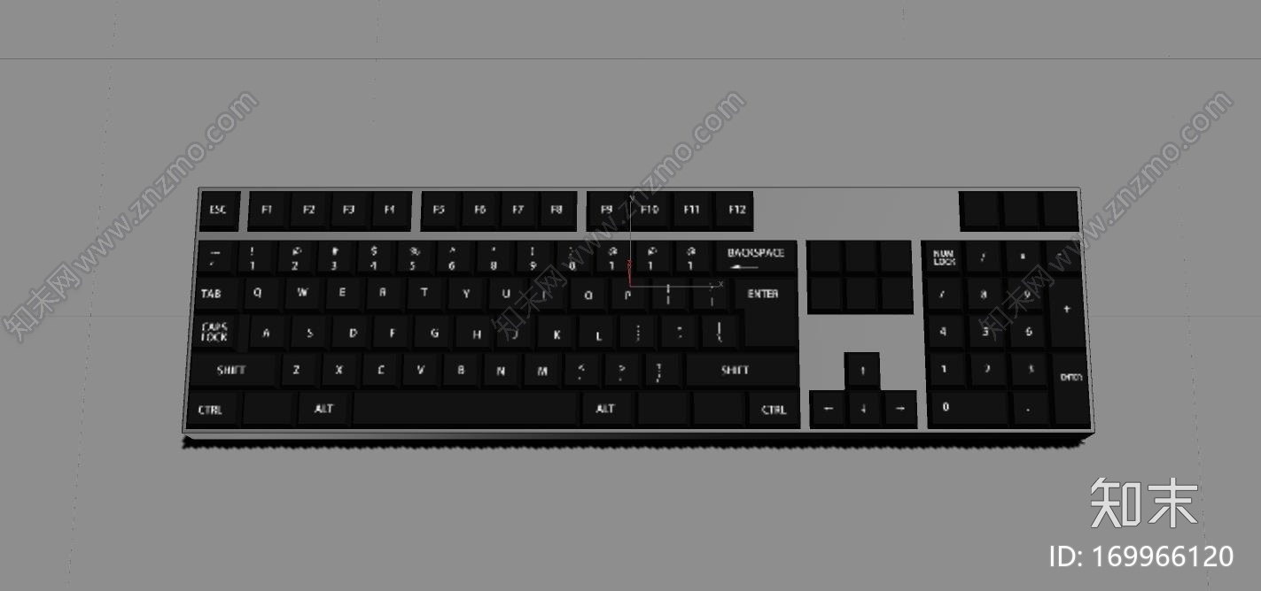 键盘电子设备CG模型下载【ID:169966120】