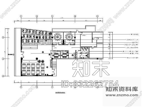 图块/节点某餐厅设计图cad施工图下载【ID:832262754】