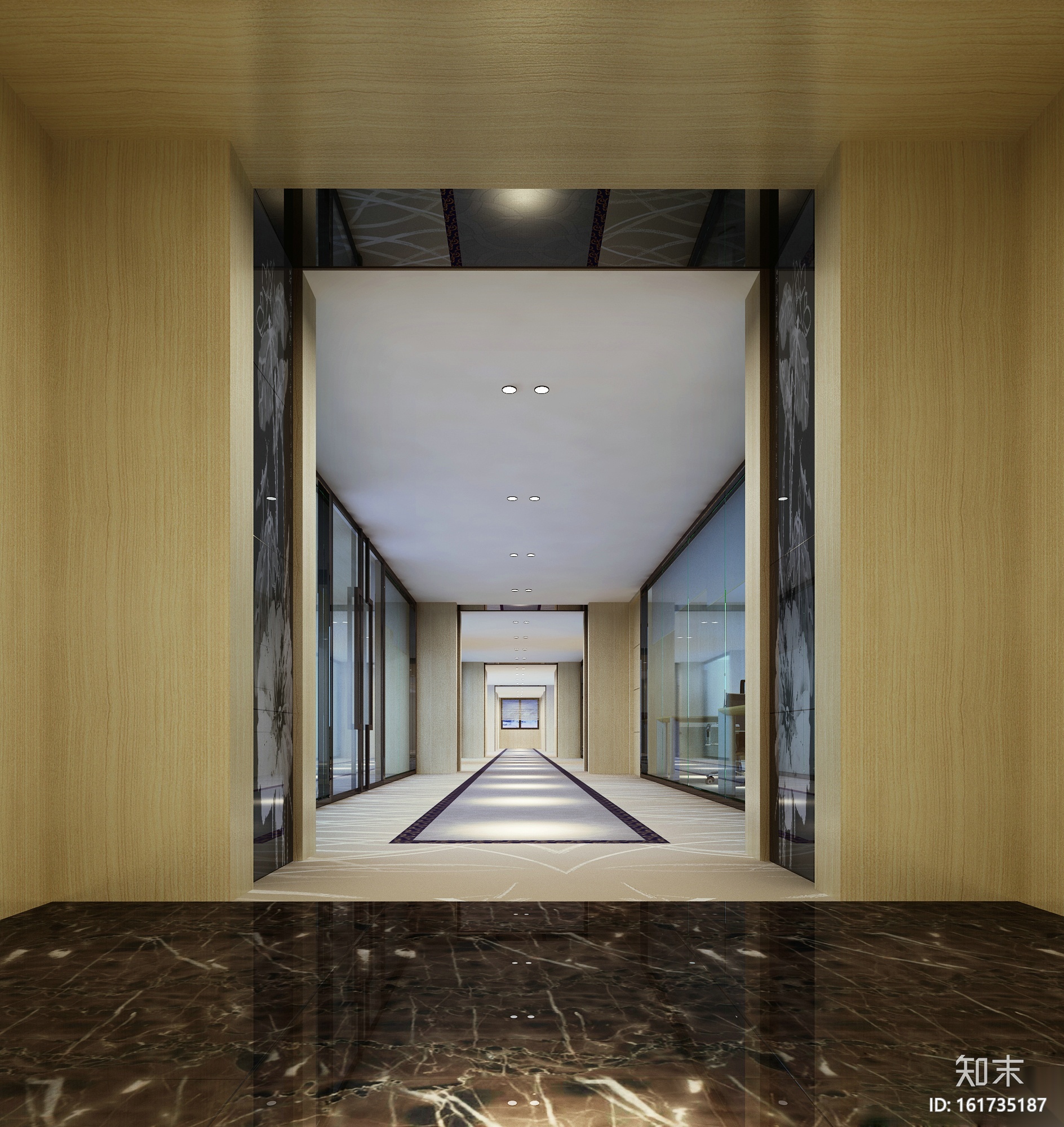 武汉矿业集团有限公司办公空间施工图cad施工图下载【ID:161735187】