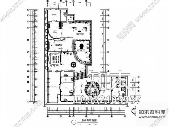 施工图某城市规划展览馆室内装饰施工图cad施工图下载【ID:532105957】