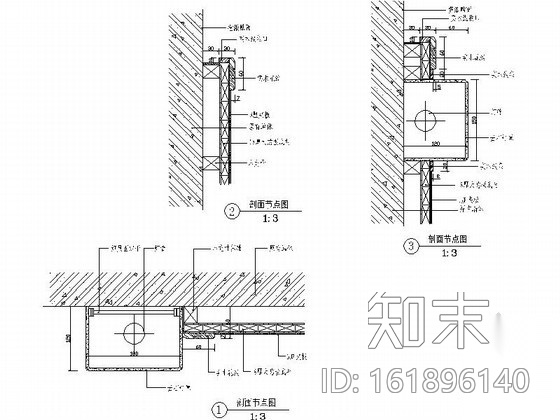 [北京]中式四层别墅室内装修图cad施工图下载【ID:161896140】