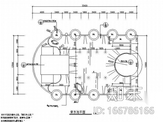 [福建]厦门某海湾中庭设计施工图cad施工图下载【ID:166786166】