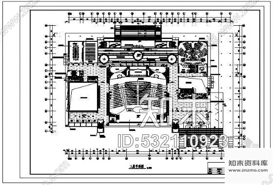 施工图某华侨广场国际会展中心cad施工图下载【ID:532110923】