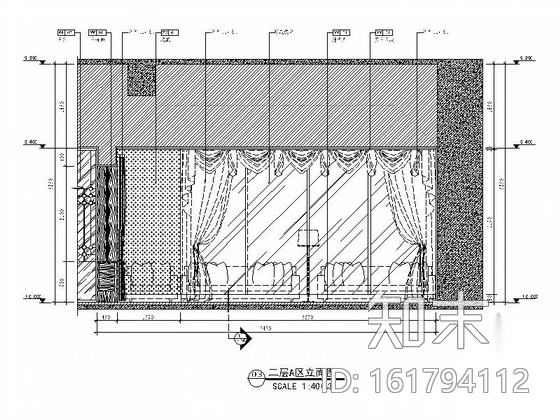 [上海]新中式混搭风红酒会所室内施工图（含效果图）施工图下载【ID:161794112】