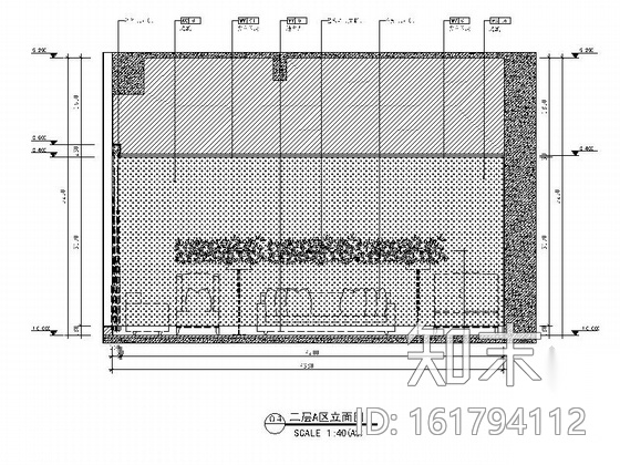 [上海]新中式混搭风红酒会所室内施工图（含效果图）施工图下载【ID:161794112】