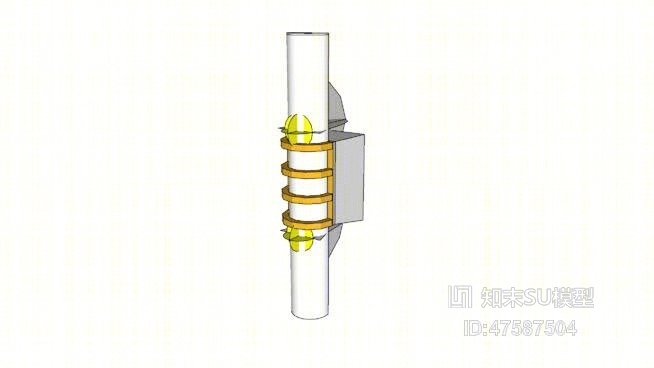 壁灯SU模型下载【ID:319293963】