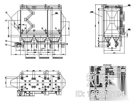 各种电除尘器大样图汇总施工图下载【ID:166112194】