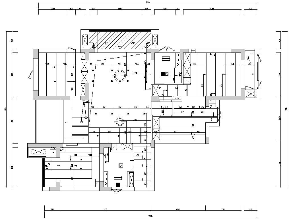 [浙江]245㎡杭州现代简约住宅施工图_效果图施工图下载【ID:168050151】