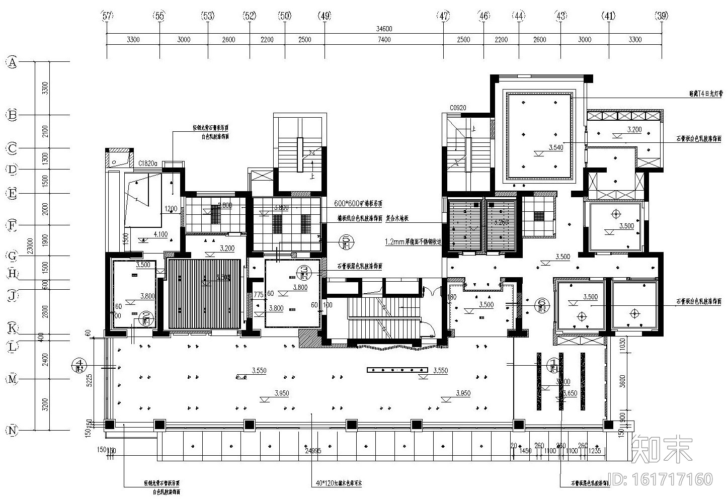 [杭州]环保乌托邦-翡翠城售楼处全套施工图及效果图cad施工图下载【ID:161717160】