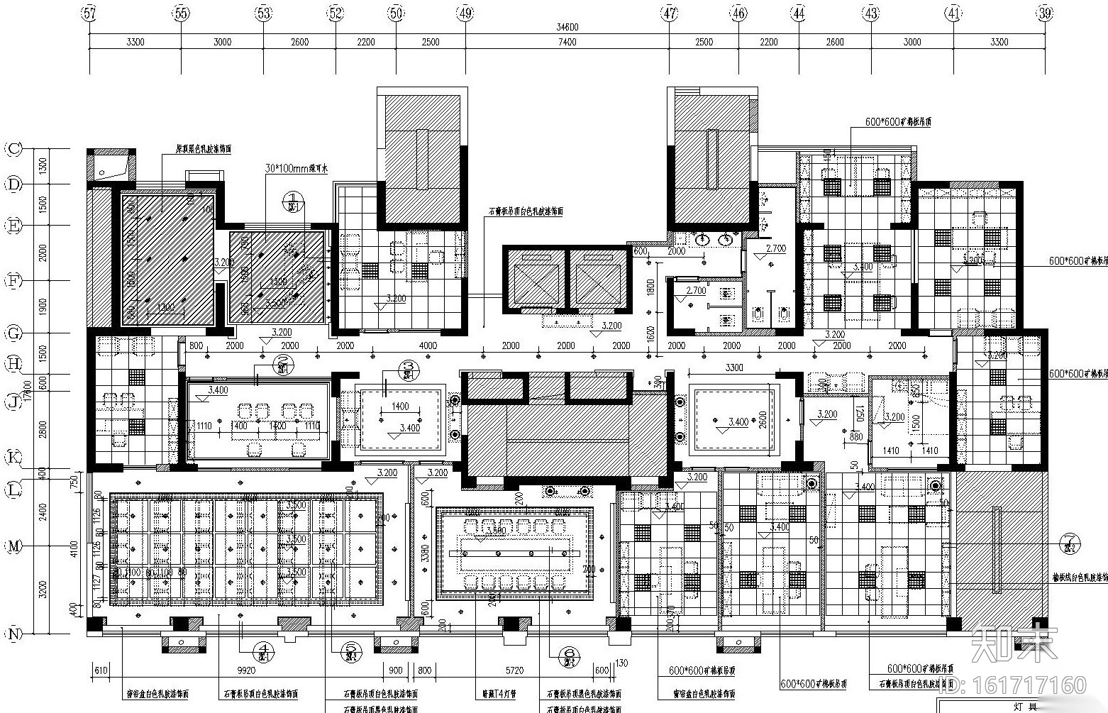 [杭州]环保乌托邦-翡翠城售楼处全套施工图及效果图cad施工图下载【ID:161717160】