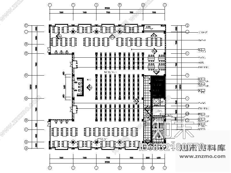 图块/节点阅览室装修详图施工图下载【ID:832180770】