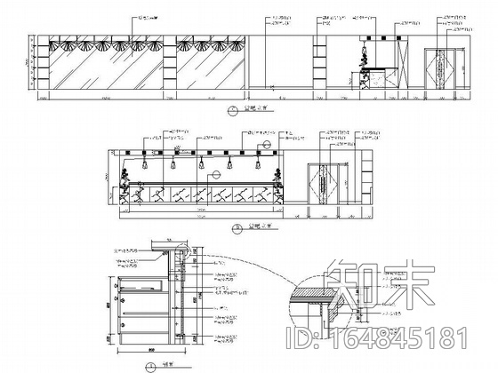 西餐厅及堂吧装修图cad施工图下载【ID:164845181】