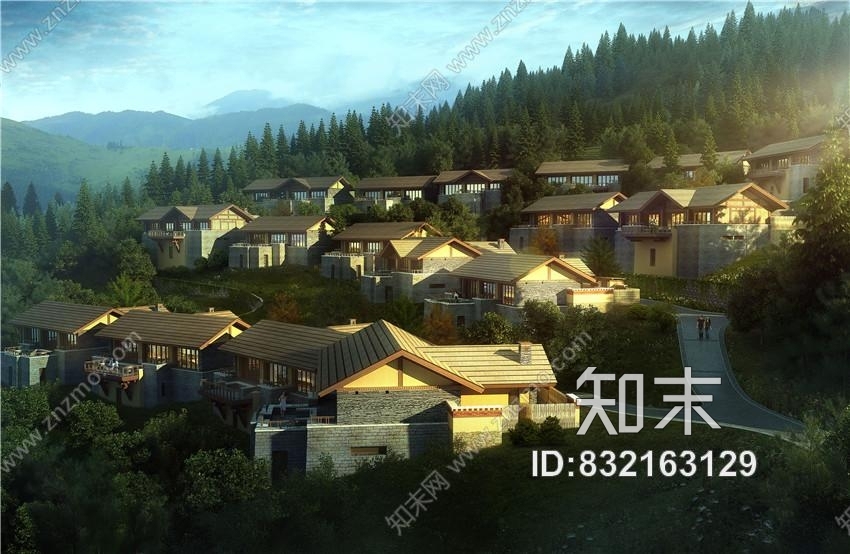 JAYA九寨沟丽思卡尔顿客房区域+公共区域丨方案+效果图+全套招标cad+pdf施工图施工图下载【ID:832163129】