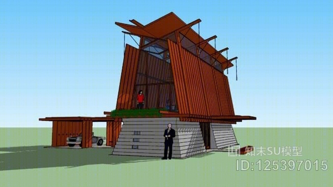 UHR工作室住宅1961SU模型下载【ID:125397015】