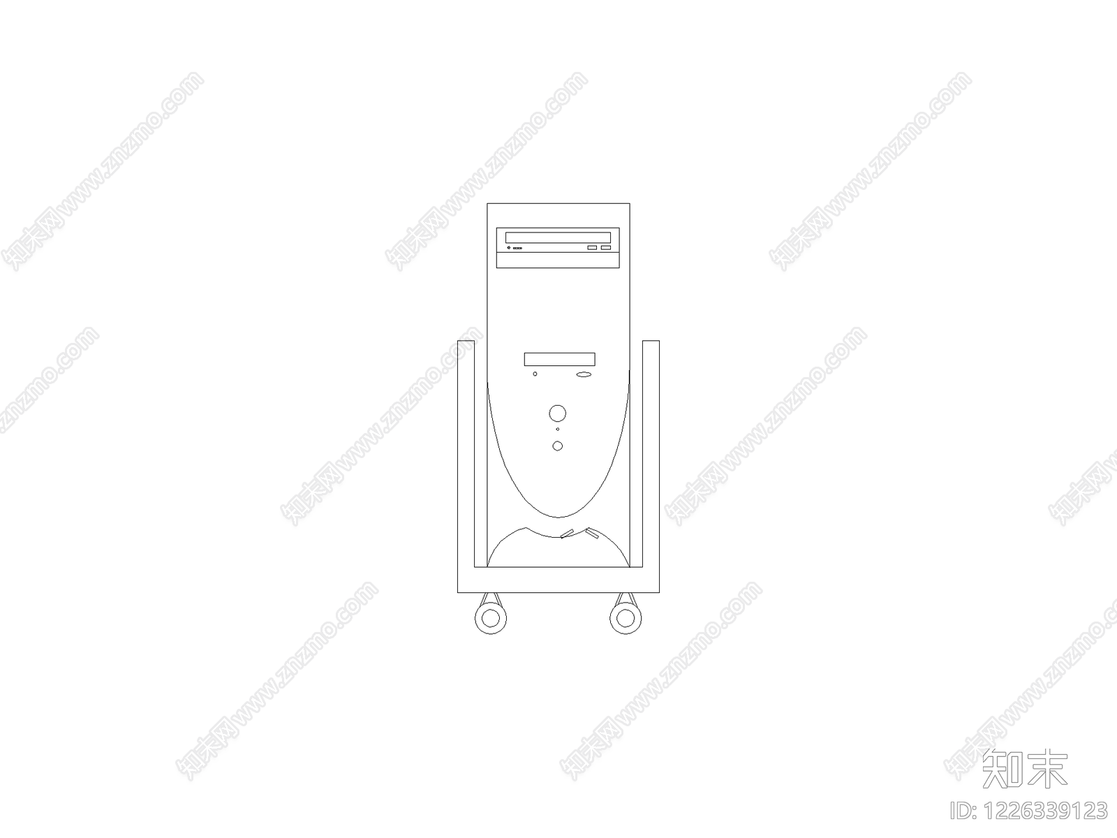 现代柜子CAD图纸