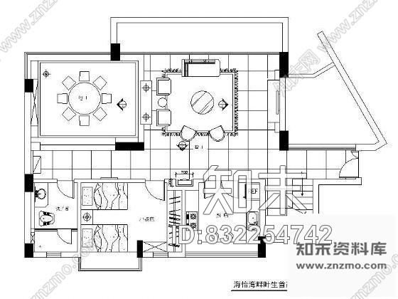 图块/节点别墅平面设计方案cad施工图下载【ID:832254742】