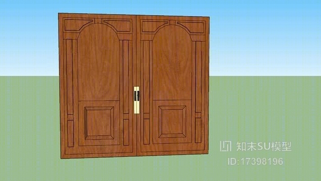 双开门SU模型下载【ID:117930952】