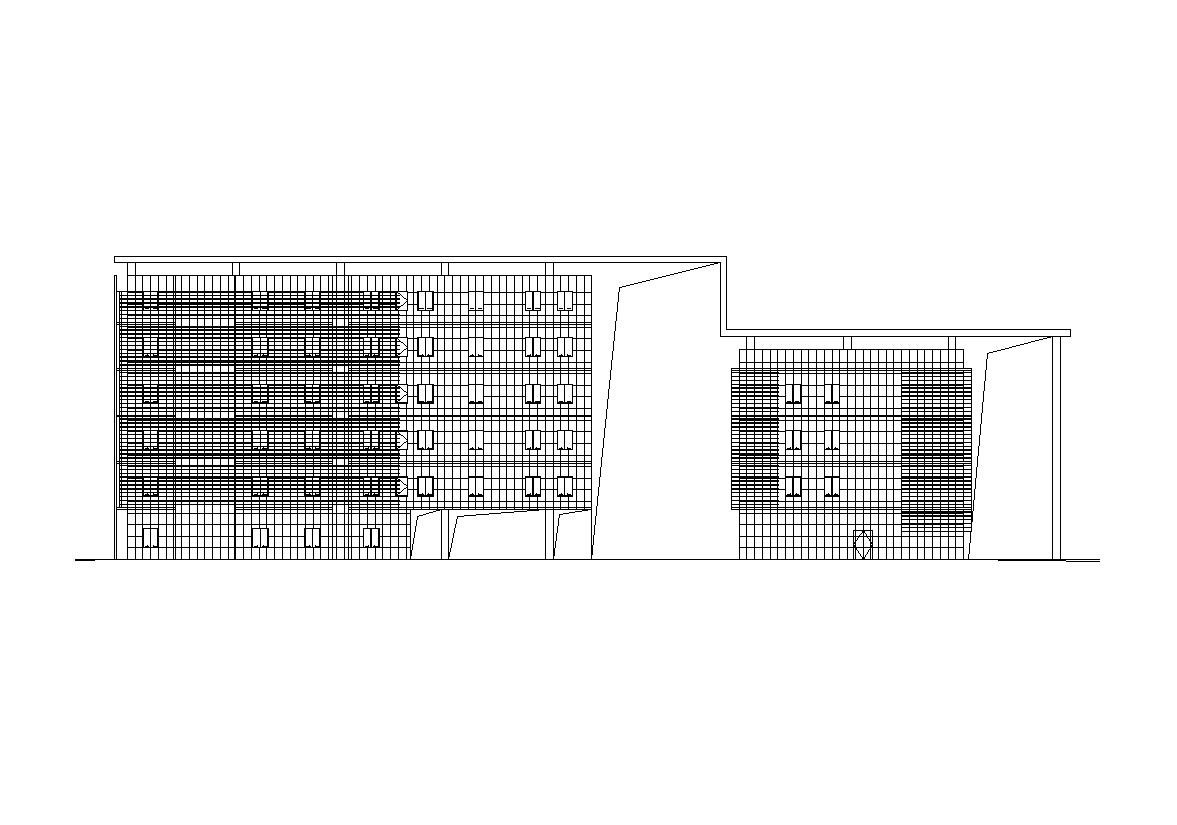 [四川]现代风格行政办公楼建筑施工图cad施工图下载【ID:165157121】