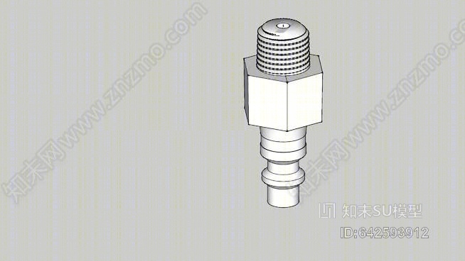 螺丝钉SU模型下载【ID:642593912】