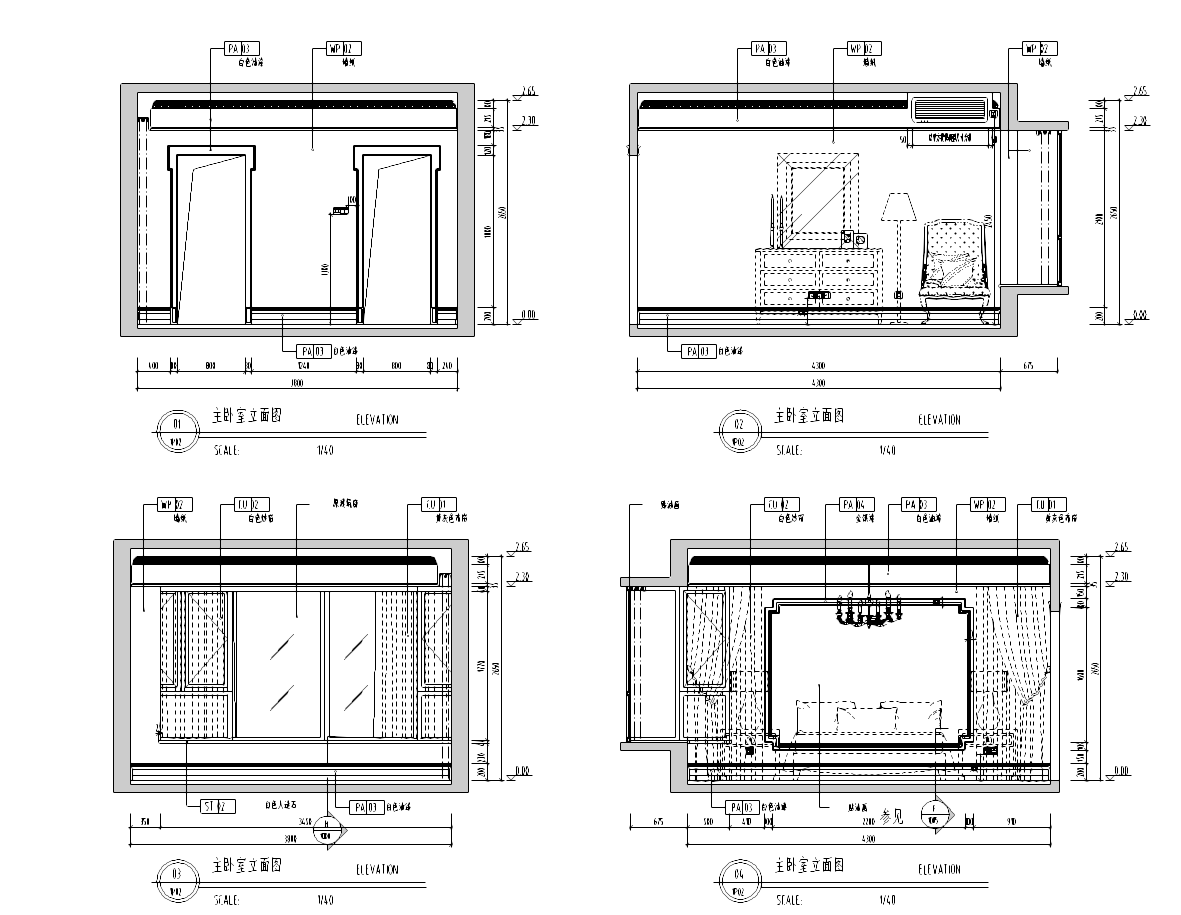 [广东]东莞某住宅样板房D3户型施工图cad施工图下载【ID:160494183】