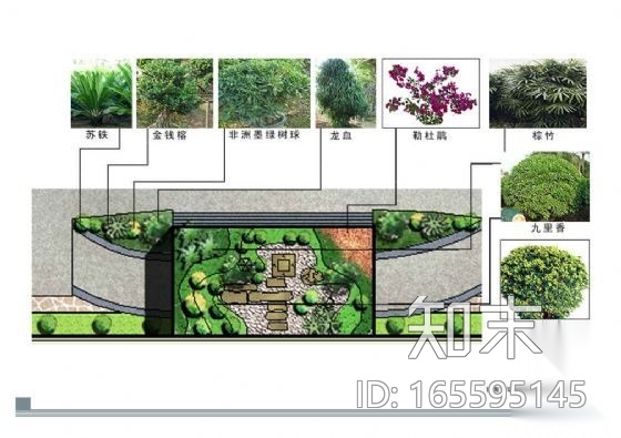 珠海伟创力B11产区绿化工程全套文件cad施工图下载【ID:165595145】