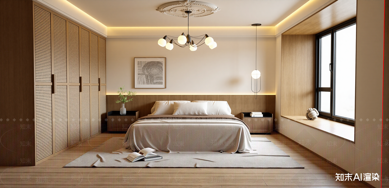 侘寂家居卧室SU模型下载【ID:1215967723】