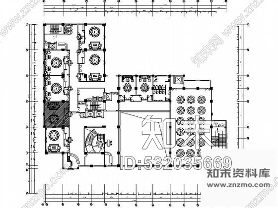 施工图广东酒店欧式中餐包房设计CAD施工图含效果cad施工图下载【ID:532035669】