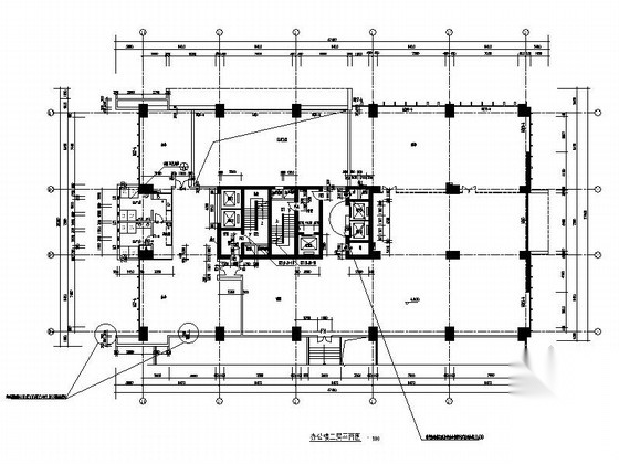 [深圳]十九层现代风格办公楼建筑施工图（经典立面）cad施工图下载【ID:167507101】
