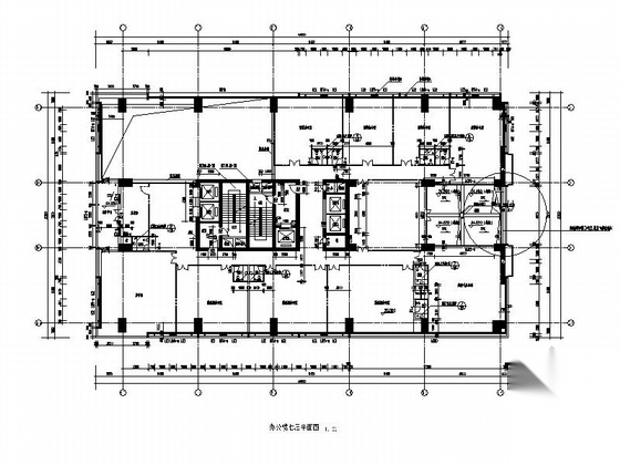 [深圳]十九层现代风格办公楼建筑施工图（经典立面）cad施工图下载【ID:167507101】