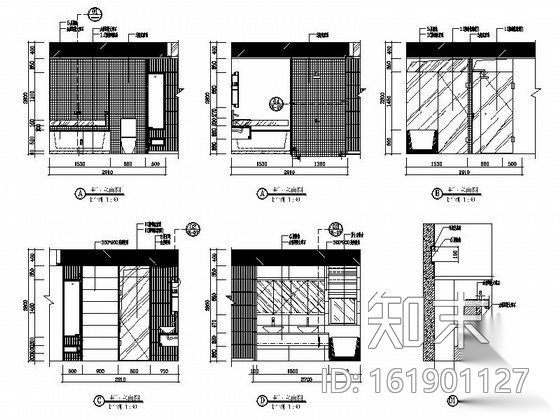 [重庆]花园暖调三居室装修图（含效果）施工图下载【ID:161901127】