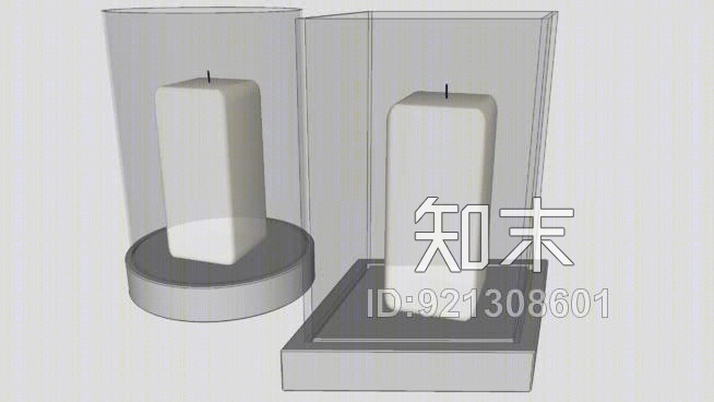 castiÇais玻璃SU模型下载【ID:921308601】