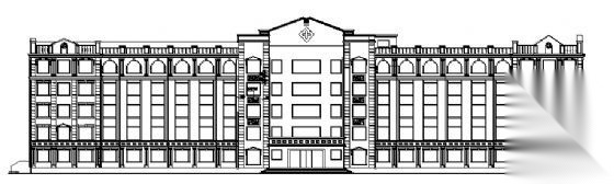 某县级五层医院建筑方案图cad施工图下载【ID:151593102】