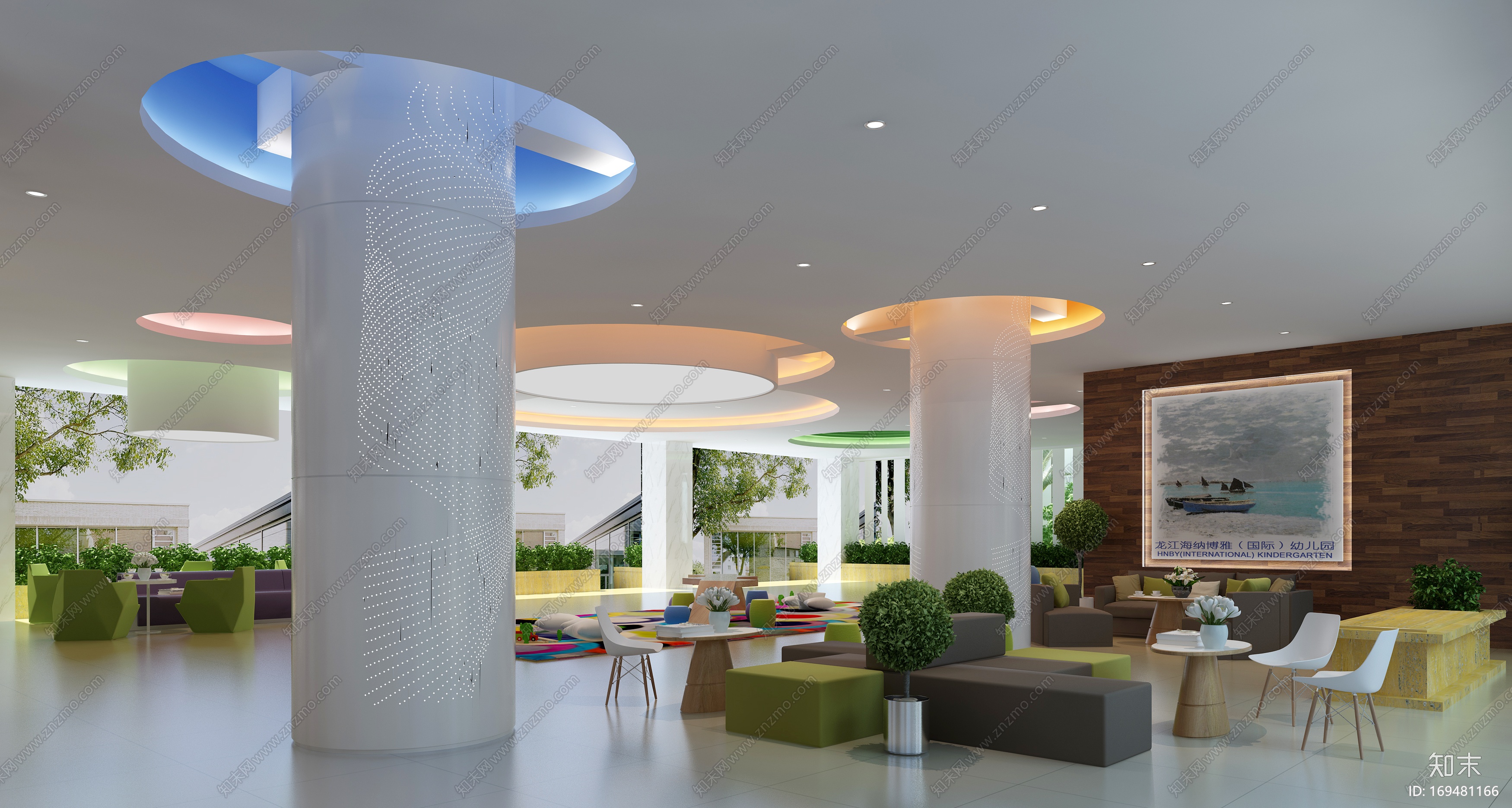 海纳博雅国际幼儿园丨CAD施工图+设计方案+效果图+水电图+物料书丨1.3G施工图下载【ID:169481166】