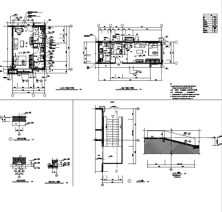 [深圳]高层倾斜地面住宅及配套公建建筑施工图（含多栋及...cad施工图下载【ID:149776176】