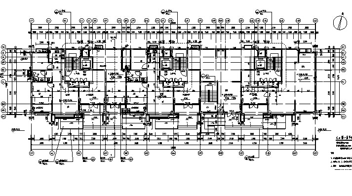 [深圳]高层倾斜地面住宅及配套公建建筑施工图（含多栋及...cad施工图下载【ID:149776176】