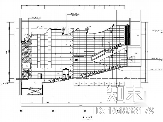 [嘉兴]现代文化剧院室内设计装修图施工图下载【ID:164838179】