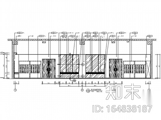 [江苏]某剧院大剧场后厅施工图（含效果）cad施工图下载【ID:164838187】