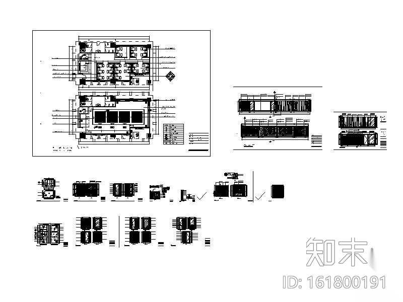 酒店休息区装修图cad施工图下载【ID:161800191】