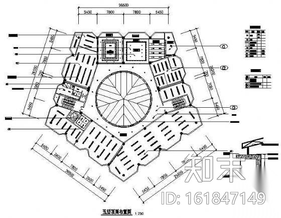 某信息公司办公室装修图cad施工图下载【ID:161847149】