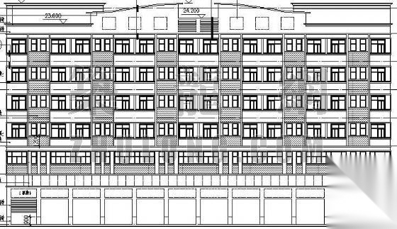 某宿舍楼建筑施工图（A）cad施工图下载【ID:149853149】