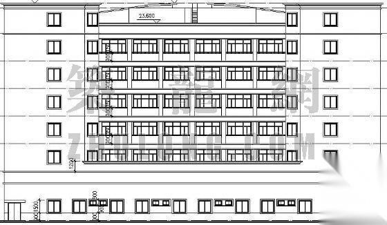 某宿舍楼建筑施工图（A）cad施工图下载【ID:149853149】