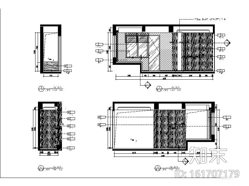 [福州]简约欧式奢华别墅装修设计施工图（含实景图）cad施工图下载【ID:161707179】