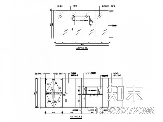 制药公司办公室装修图cad施工图下载【ID:968272096】